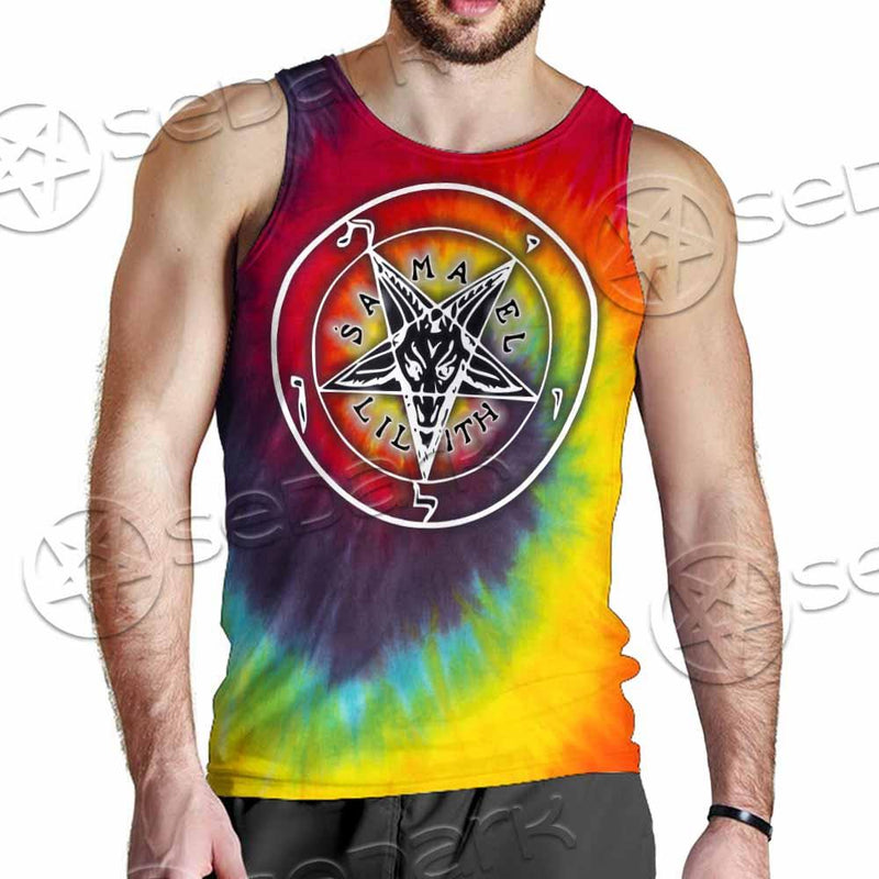 Baphomet Sigil Lilith LGBT SED-0834 Men Tank-tops