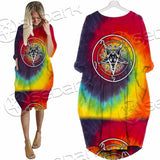 Baphomet Sigil Lilith LGBT SED-0834 Batwing Pocket Dress