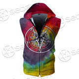 Baphomet Sigil Lilith LGBT SED-0834 Zip Sleeveless Hoodie