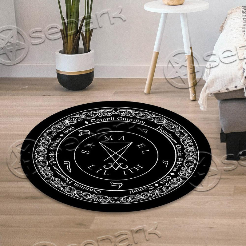 Lucifer Lilith SED-0835 Round Carpet