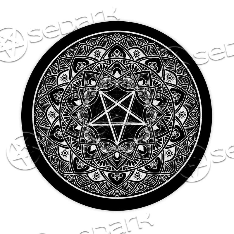 Pentagram Pattern SED-0836 Round Carpet