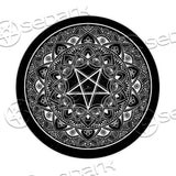 Pentagram Pattern SED-0836 Round Carpet