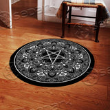 Pentagram Pattern SED-0836 Round Carpet
