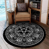 Pentagram Pattern SED-0836 Round Carpet