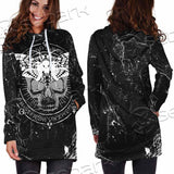 Goth Death Moth SED-0838 Hoodie Dress