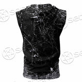 Goth Death Moth SED-0838 Zip Sleeveless Hoodie