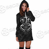 Sigil Baphomet Goat Head SED-0839 Hoodie Dress
