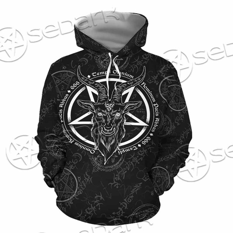 Sigil Baphomet Goat Head SED-0839 Hoodie & Zip Hoodie