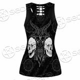 Sigil Baphomet Goat Head SED-0839 Women Tank Top