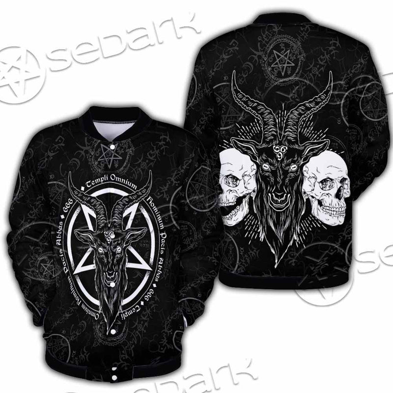 Sigil Baphomet Goat Head SED-0839 Button Jacket