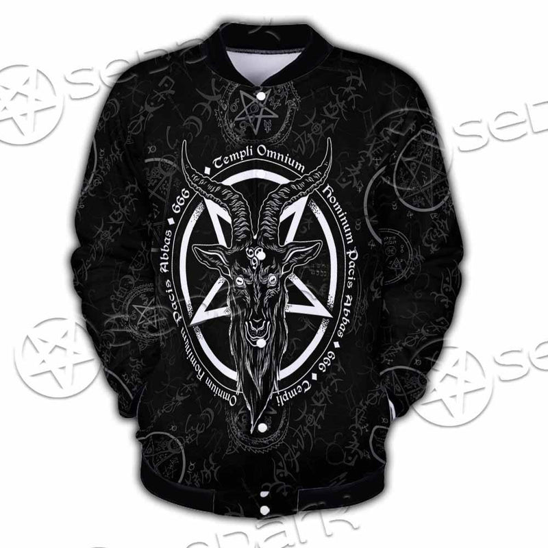 Sigil Baphomet Goat Head SED-0839 Button Jacket