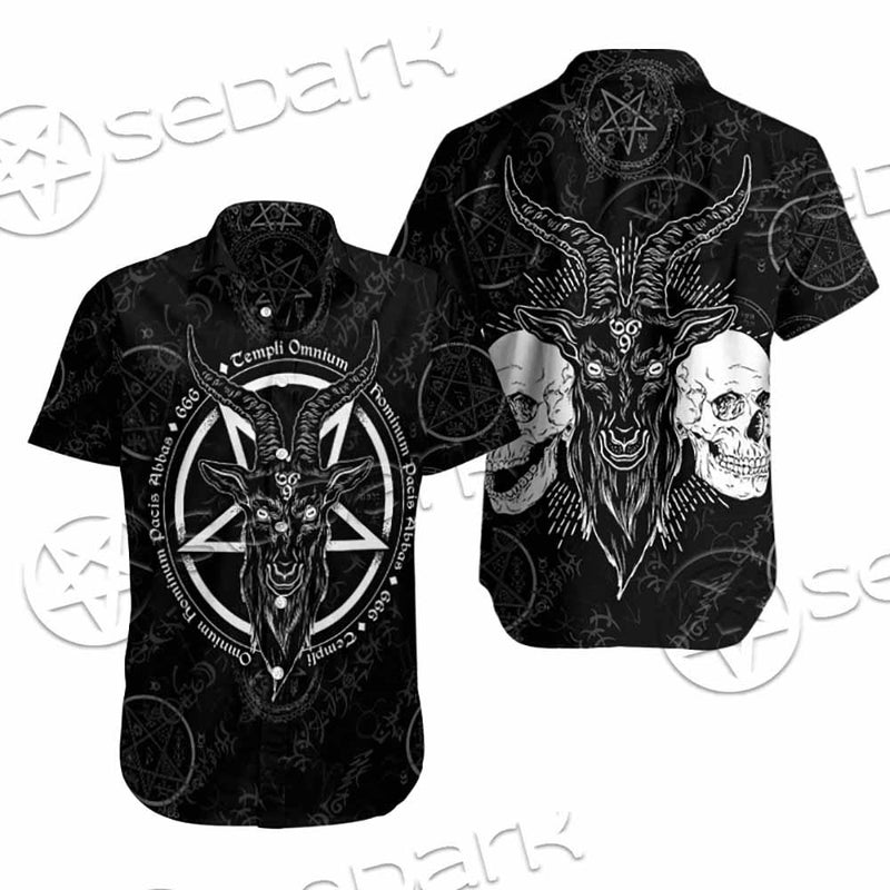 Sigil Baphomet Goat Head SED-0839 Shirt Allover