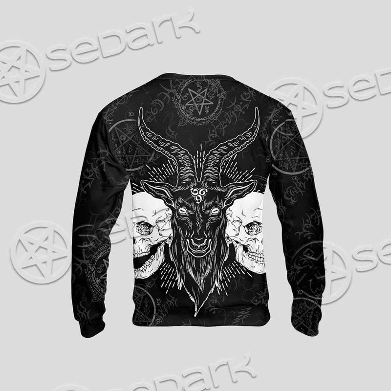Sigil Baphomet Goat Head SED-0839 Unisex Sweatshirt