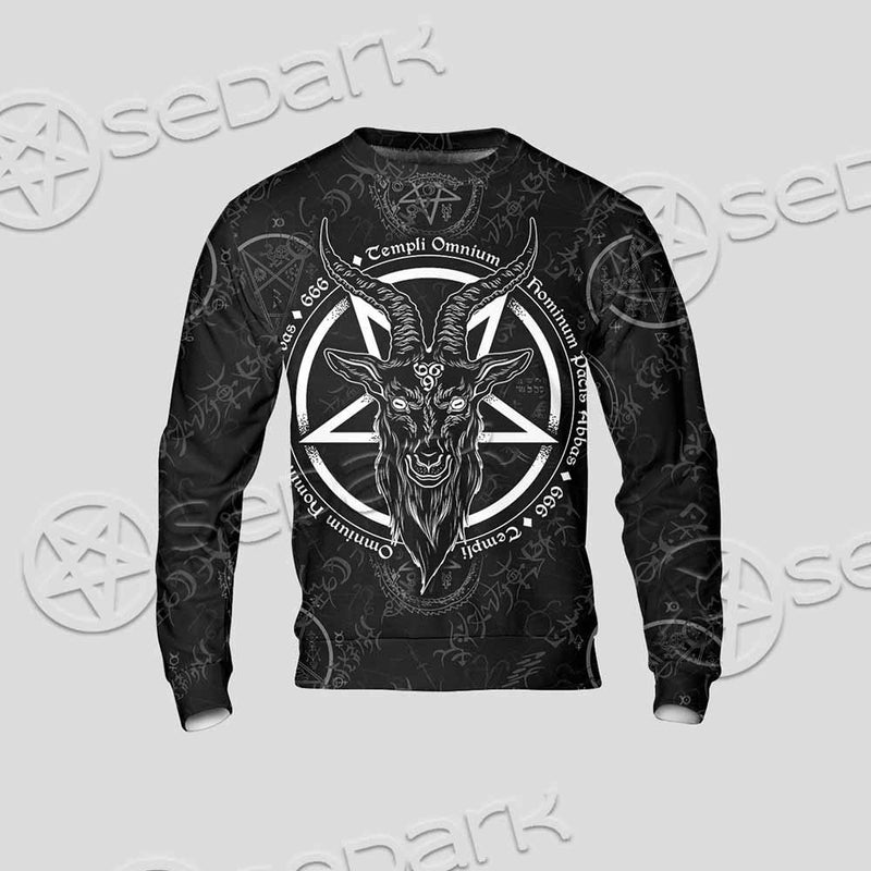 Sigil Baphomet Goat Head SED-0839 Unisex Sweatshirt