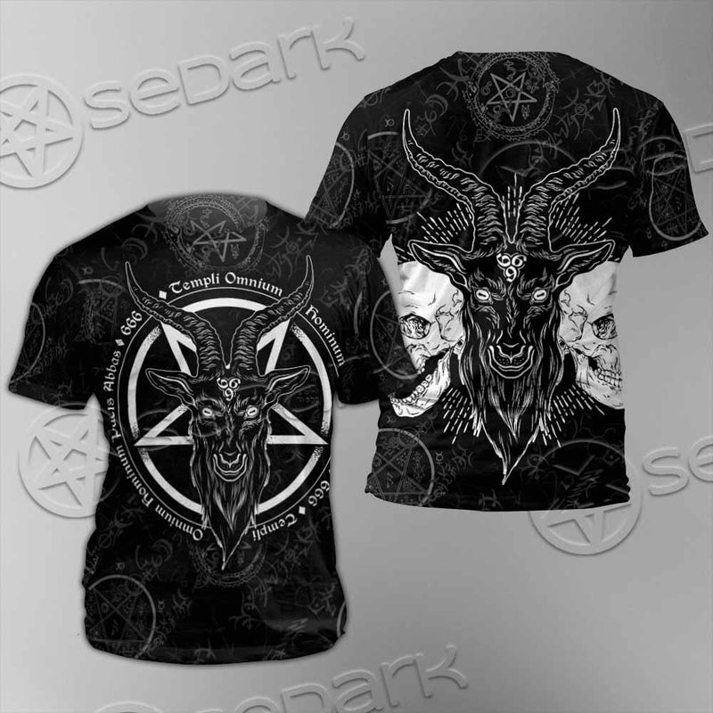 Sigil Baphomet Goat Head SED-0839 Unisex T-shirt