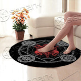 Occult Goat Head SED-0843 Round Carpet