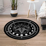 Baphomet Demon Goat Head SED-0845 Round Carpet