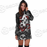 Skull Rose Snake Brimstone SED-0850 Hoodie Dress