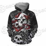 Skull Rose Snake Brimstone SED-0850 Hoodie & Zip Hoodie