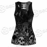 Skull Rose Snake Brimstone SED-0850 Women Tank Top