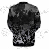 Skull Rose Snake Brimstone SED-0850 Button Jacket