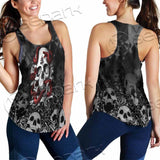 Skull Rose Snake Brimstone SED-0850 Women Tank Top