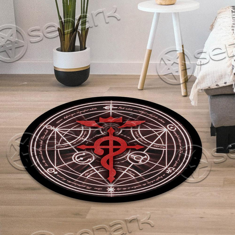 Fullmetal Alchemist Transmutation SED-0859 Round Carpet