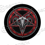 Baphomet 666 SED-0860 Round Carpet