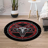 Baphomet 666 SED-0860 Round Carpet