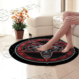 Baphomet 666 SED-0860 Round Carpet