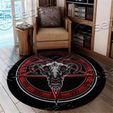 Baphomet 666 SED-0860 Round Carpet