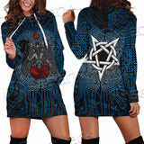 Baphomet Brain SED-0861 Hoodie Dress