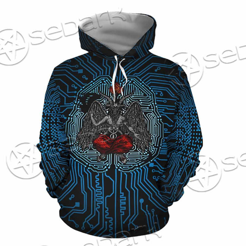 Baphomet Brain SED-0861 Hoodie & Zip Hoodie