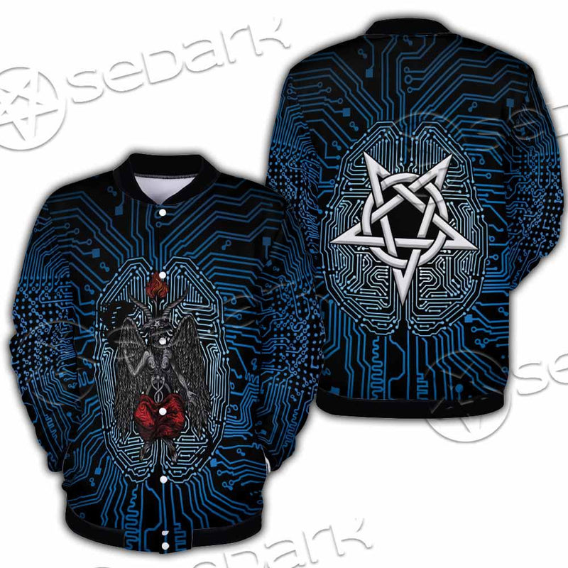 Baphomet Brain SED-0861 Button Jacket