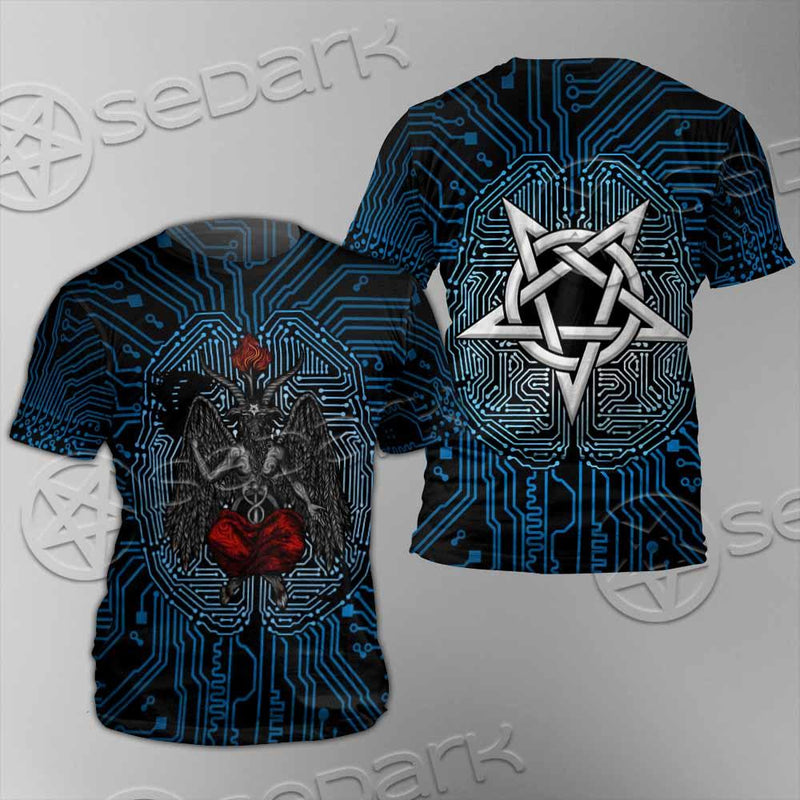Baphomet Brain SED-0861 Unisex T-shirt