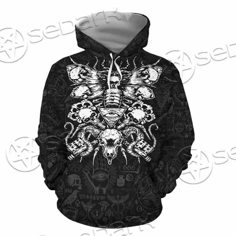 Satan Death Moth SED-0862 Hoodie & Zip Hoodie