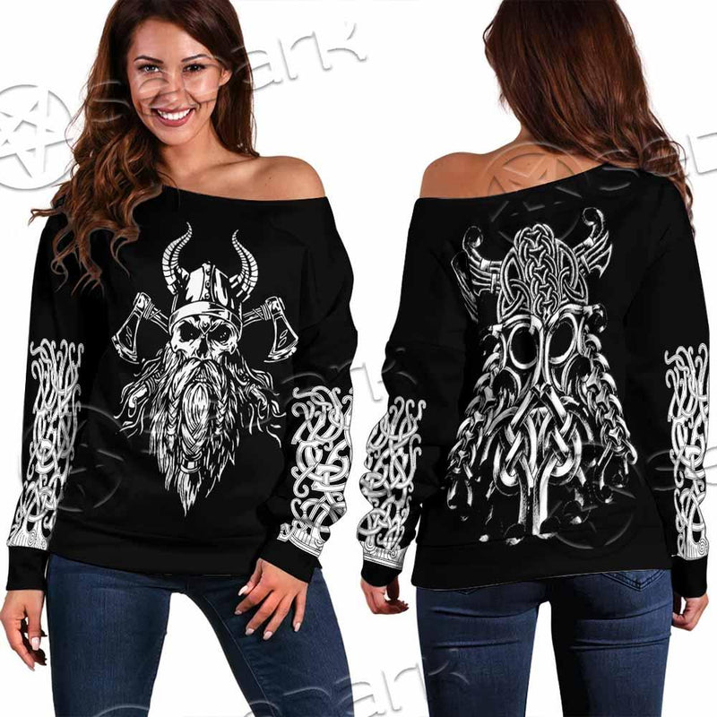 Viking Odin Valhalla SED-0863 Off Shoulder Sweaters