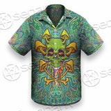Sugar Skull Magic Mushrooms Psychedelic 1 SED-0867 Shirt Allover