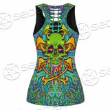 Sugar Skull Magic Mushrooms Psychedelic 1 SED-0867 Women Tank Top