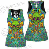 Sugar Skull Magic Mushrooms Psychedelic 1 SED-0867 Women Tank Top