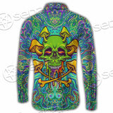 Sugar Skull Magic Mushrooms Psychedelic 1 SED-0867 Shirt Allover