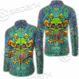 Sugar Skull Magic Mushrooms Psychedelic 1 SED-0867 Shirt Allover