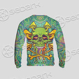 Sugar Skull Magic Mushrooms Psychedelic 1 SED-0867 Unisex Sweatshirt