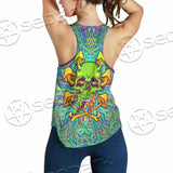 Sugar Skull Magic Mushrooms Psychedelic 1 SED-0867 Women Tank Top