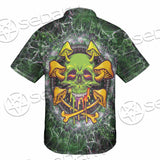 Sugar Skull Magic Mushrooms Psychedelic 2 SED-0868 Shirt Allover
