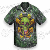 Sugar Skull Magic Mushrooms Psychedelic 2 SED-0868 Shirt Allover