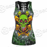 Sugar Skull Magic Mushrooms Psychedelic 2 SED-0868 Women Tank Top