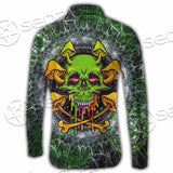 Sugar Skull Magic Mushrooms Psychedelic 2 SED-0868 Shirt Allover