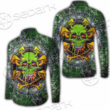 Sugar Skull Magic Mushrooms Psychedelic 2 SED-0868 Shirt Allover