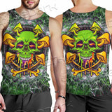 Sugar Skull Magic Mushrooms Psychedelic 2 SED-0868 Men Tank-tops